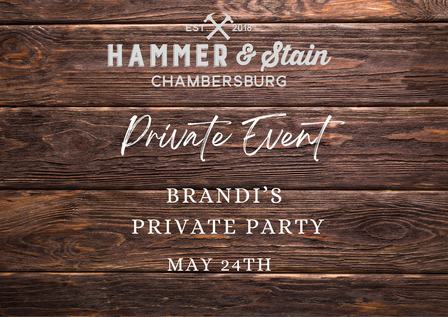 05/24/24 Brandi's Private Party 6pm