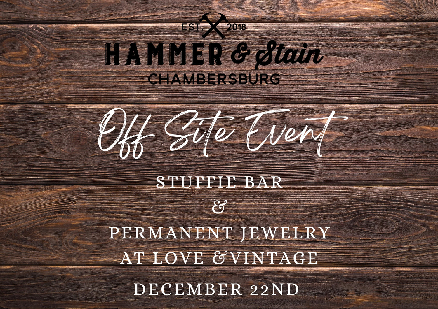 12/22/23 Love & Vintage Stuffie Bar & Permanent Jewelry Event 4p-7p