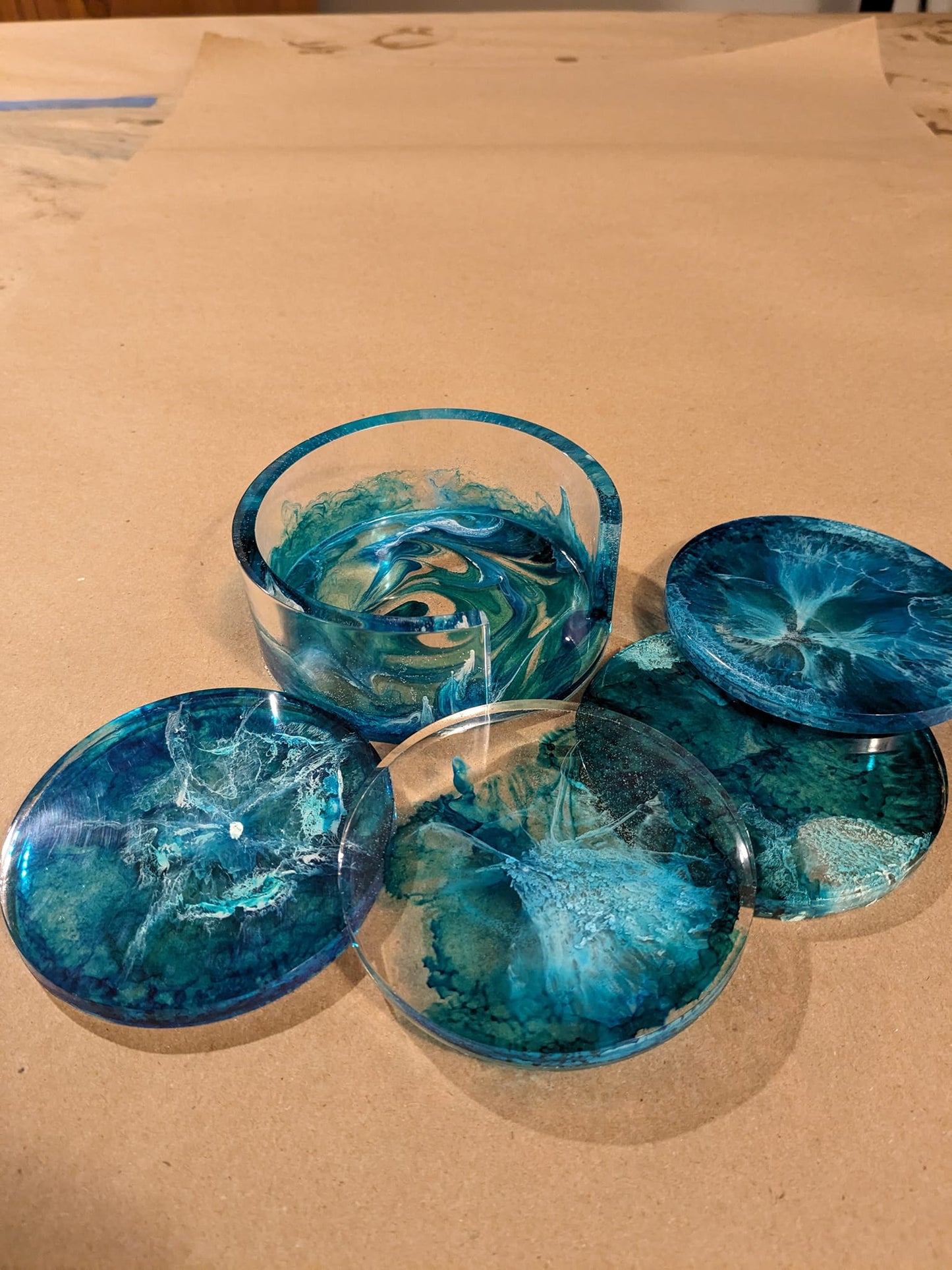 06/21/24 Resin Coasters Workshop & Permanent Jewelry at Flannel 6pm