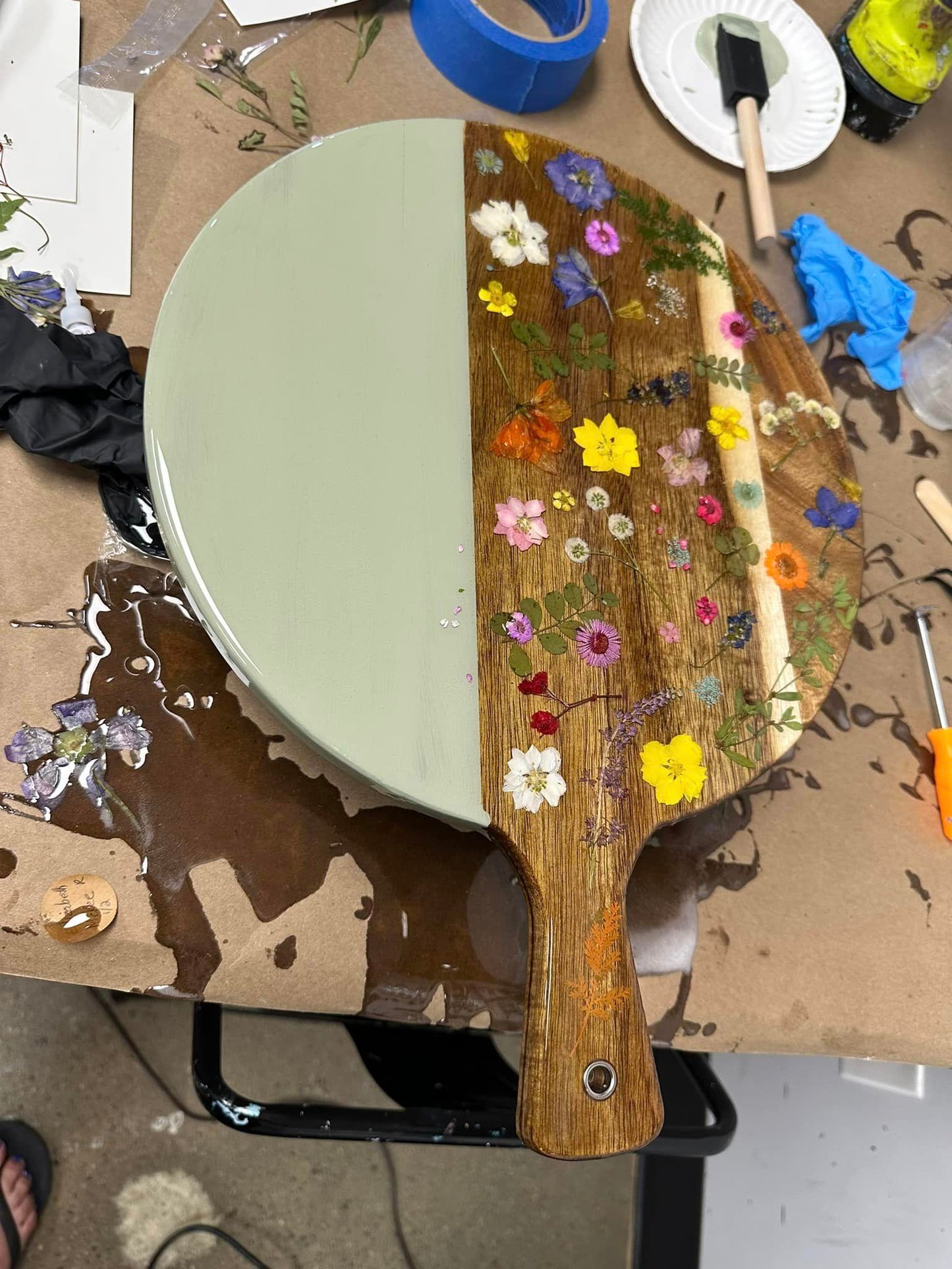 Collection Resin Wildflower Tray Workshop