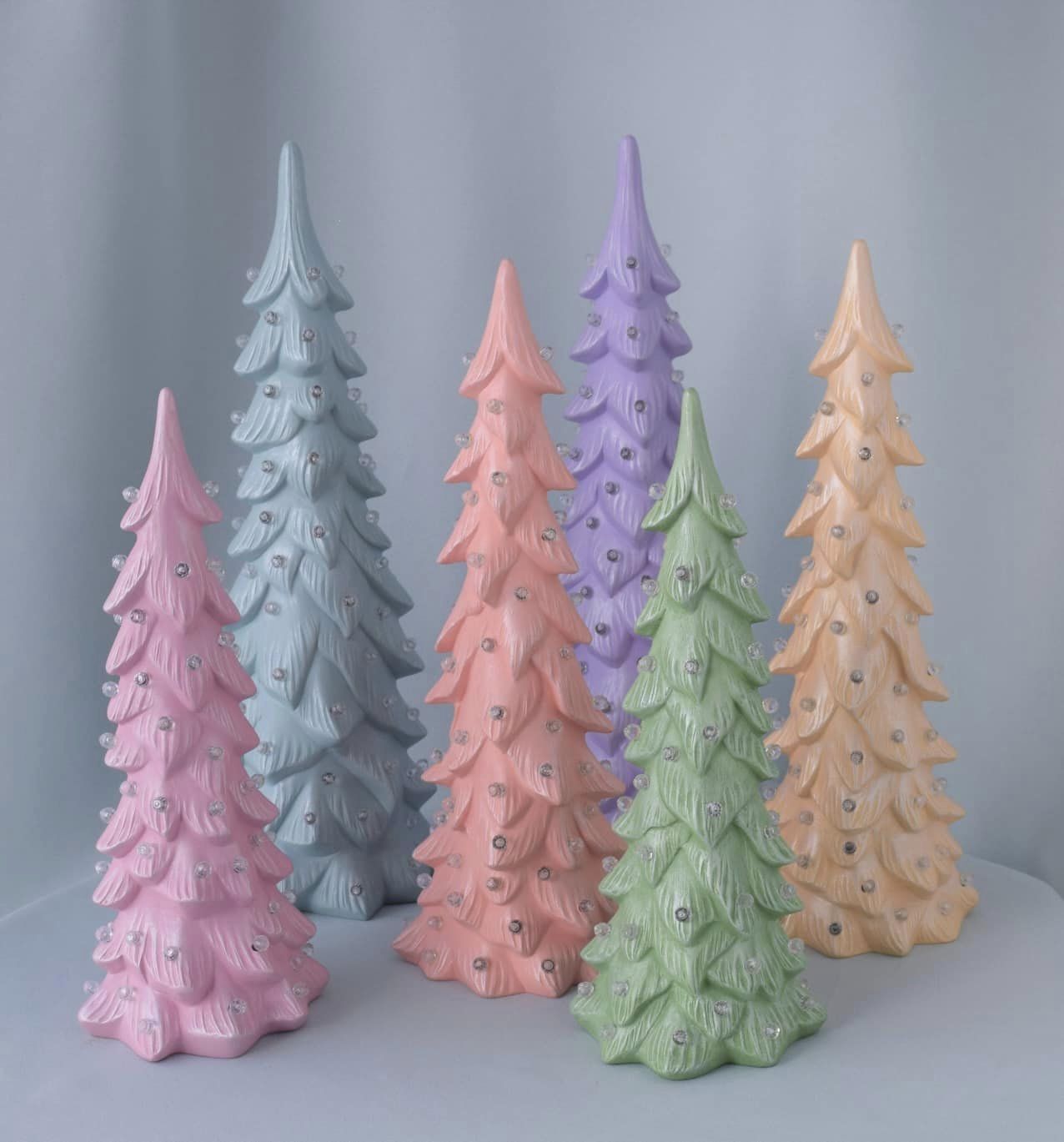 11/10/25 Slim Farmhouse Style Ceramic Christmas Trees Workshop 6PM