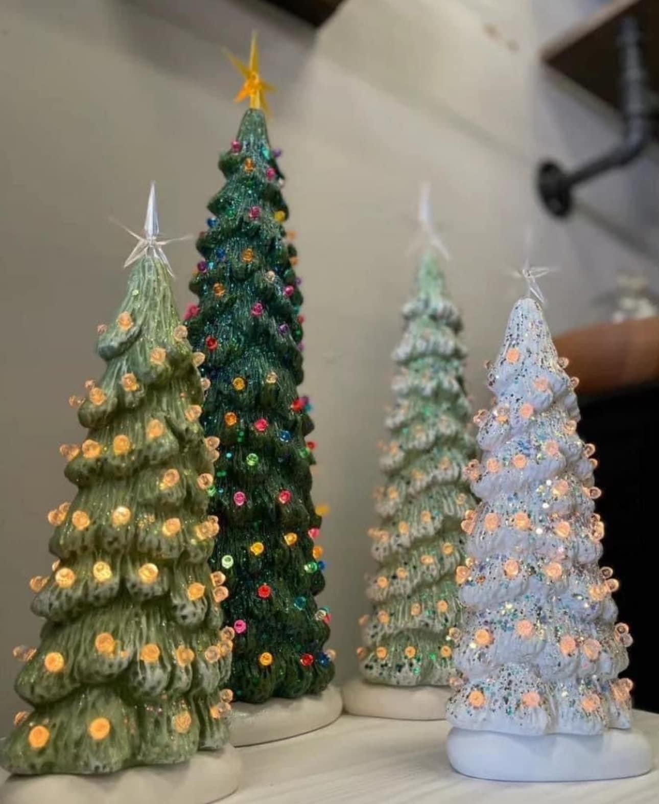 11/10/25 Slim Farmhouse Style Ceramic Christmas Trees Workshop 6PM