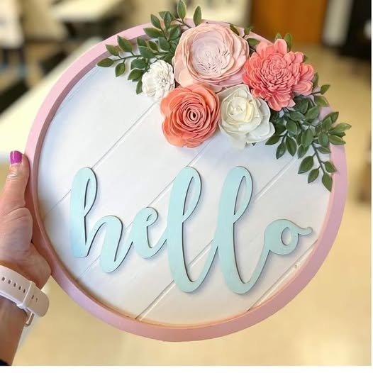 05/17/25 3D Hello Door Hanger Workshop 3pm