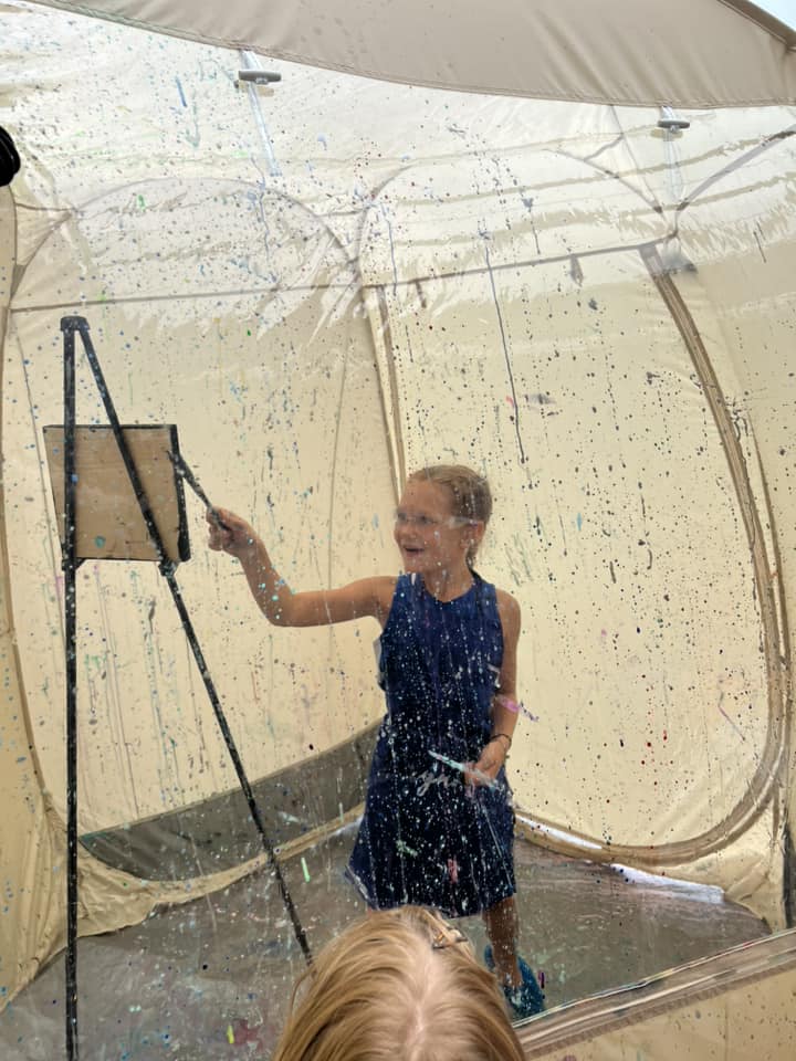 0 Splatter Tent Canvas 8x10