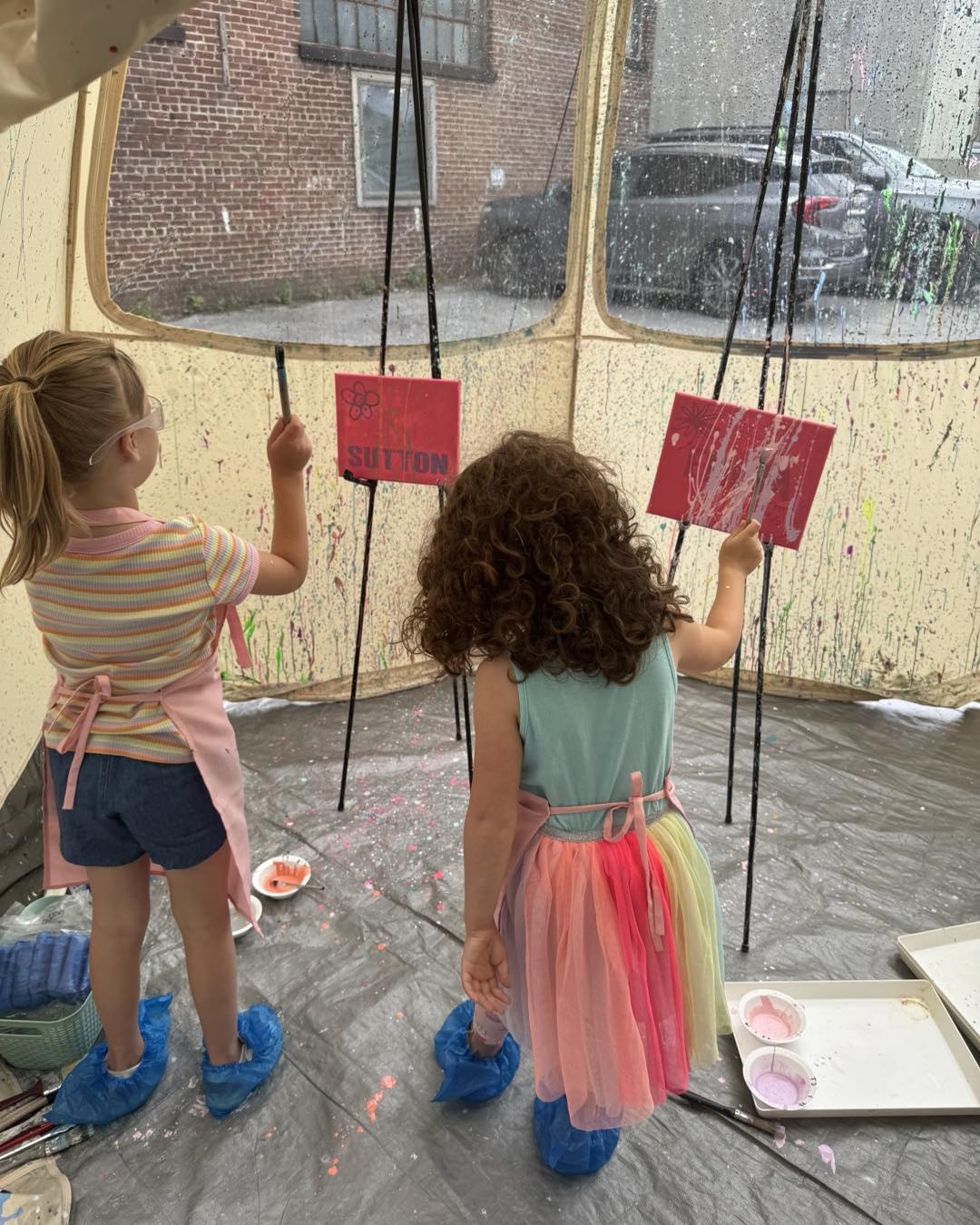 0 Splatter Tent Canvas 8x10