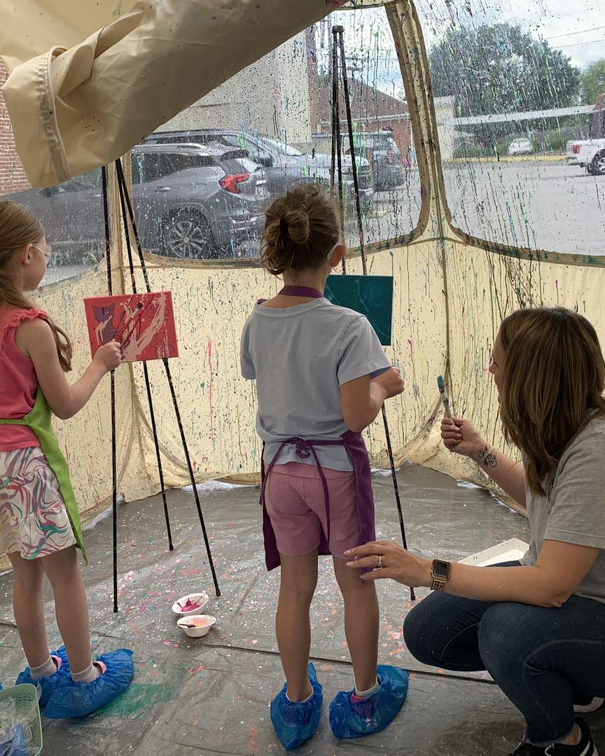 0 Splatter Tent Canvas 8x10