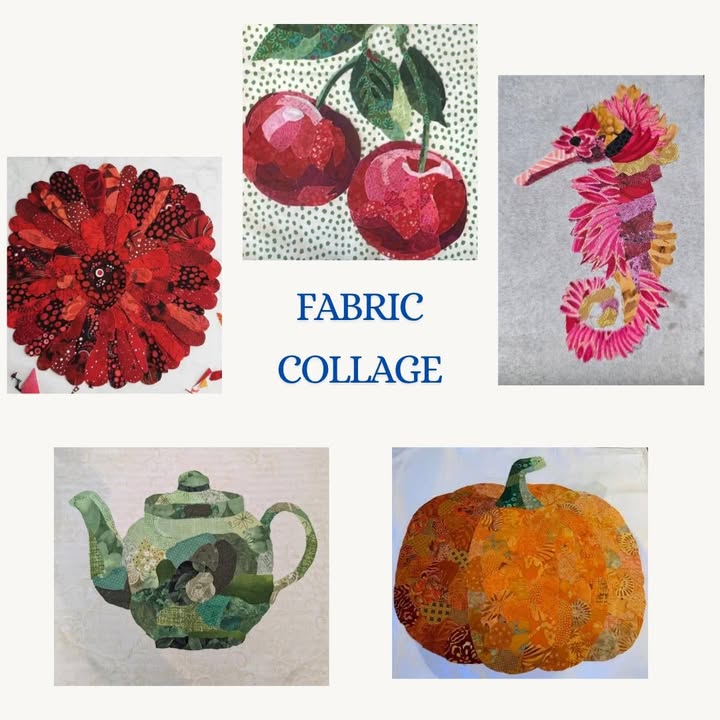 09/22/25 Fabric Collage Embroidery Workshop with Horizons Creative Studio 6pm