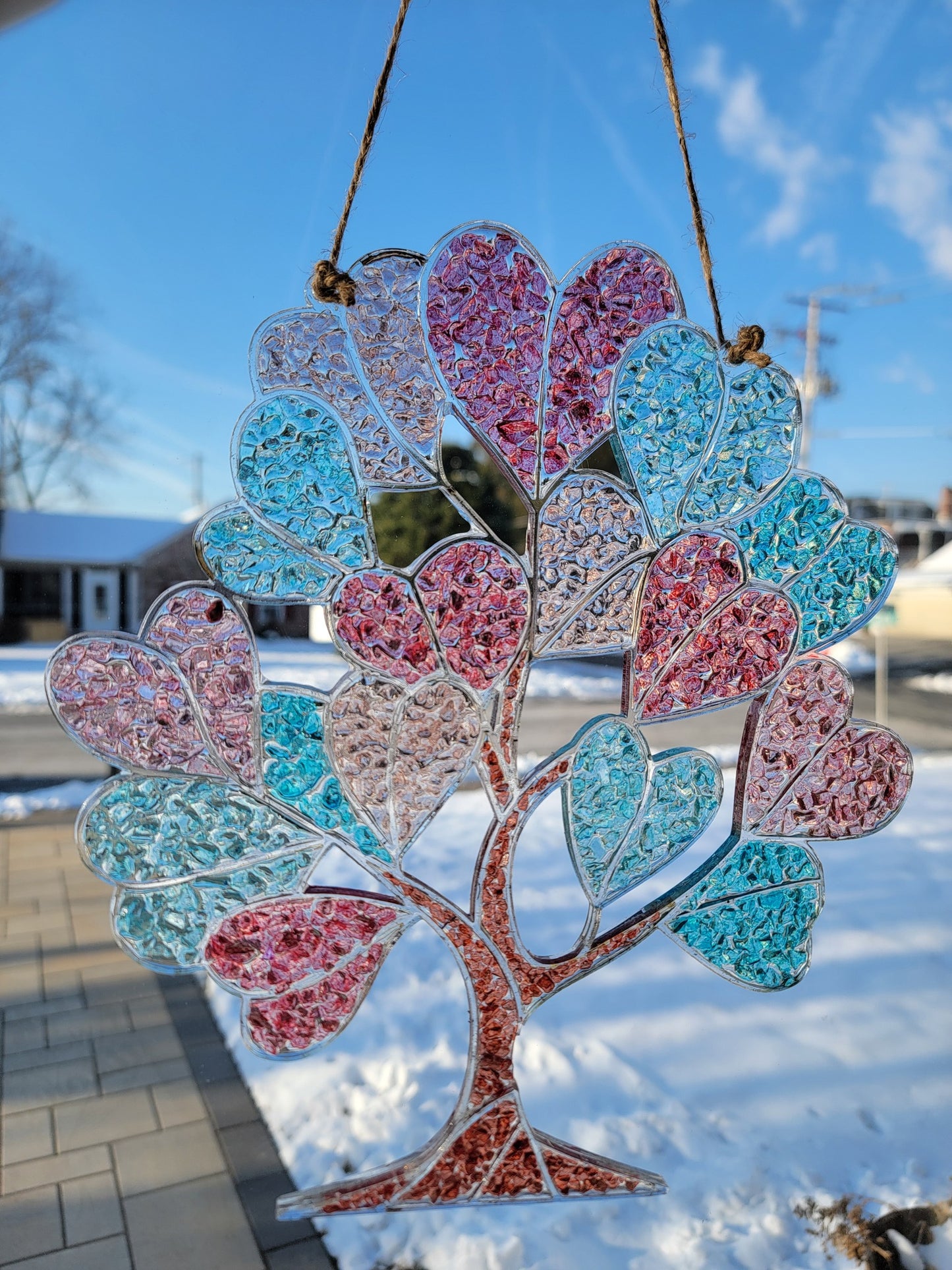 Collection Crushed Glass Suncatchers