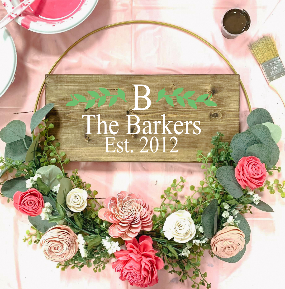 05/01/25 Floral Hoop Wreath Workshop 6pm