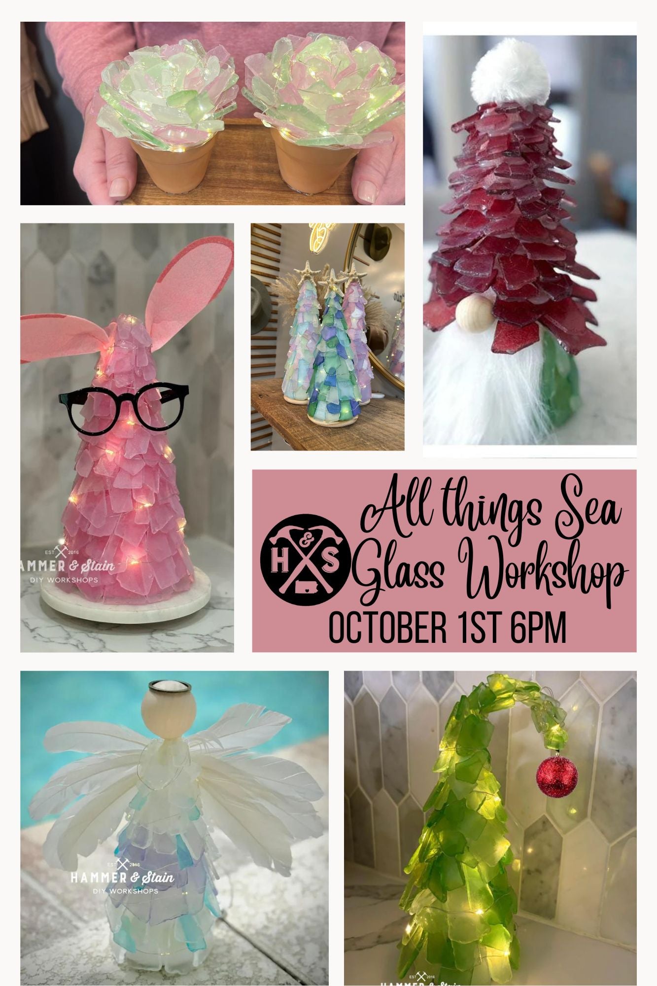10/01/25 All Things Sea Glass Workshop 6pm