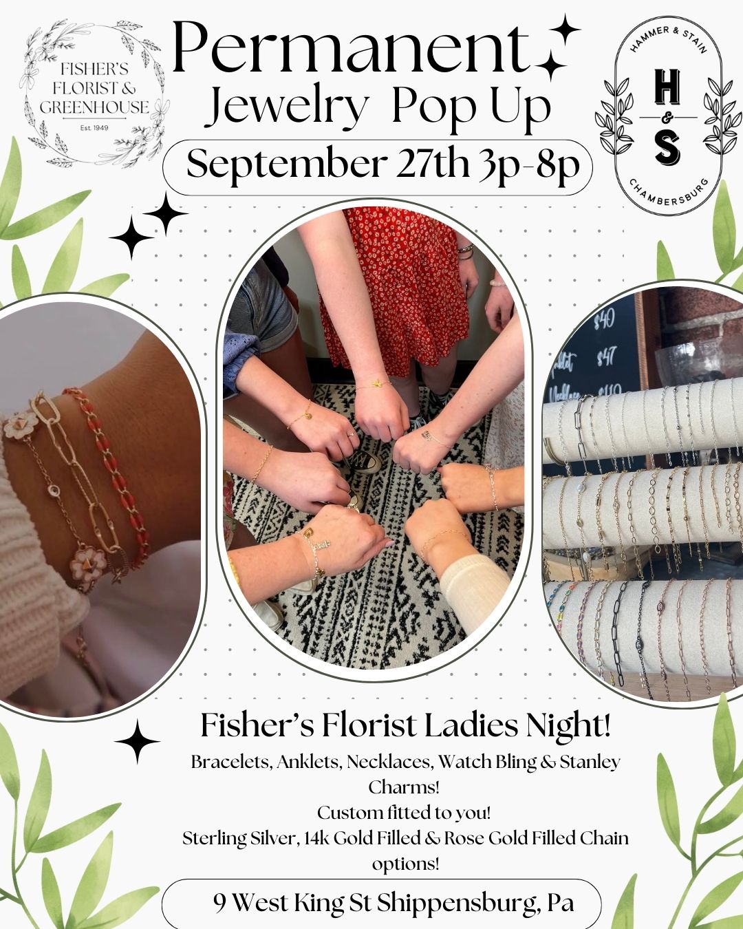 09/27/25 Fisher's Florist Ladies Night FALL EDITION 3p-8p