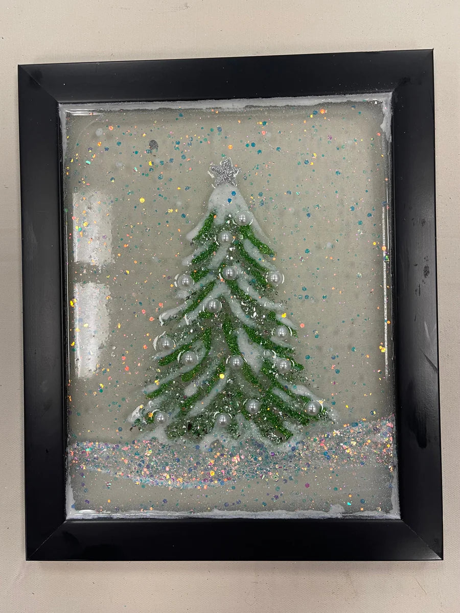 11/06/25 Holiday Resin Glass Frames Workshop 6pm