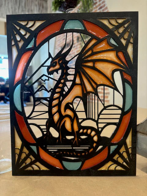 05/22/25 Faux Stained Glass Workshop 6pm
