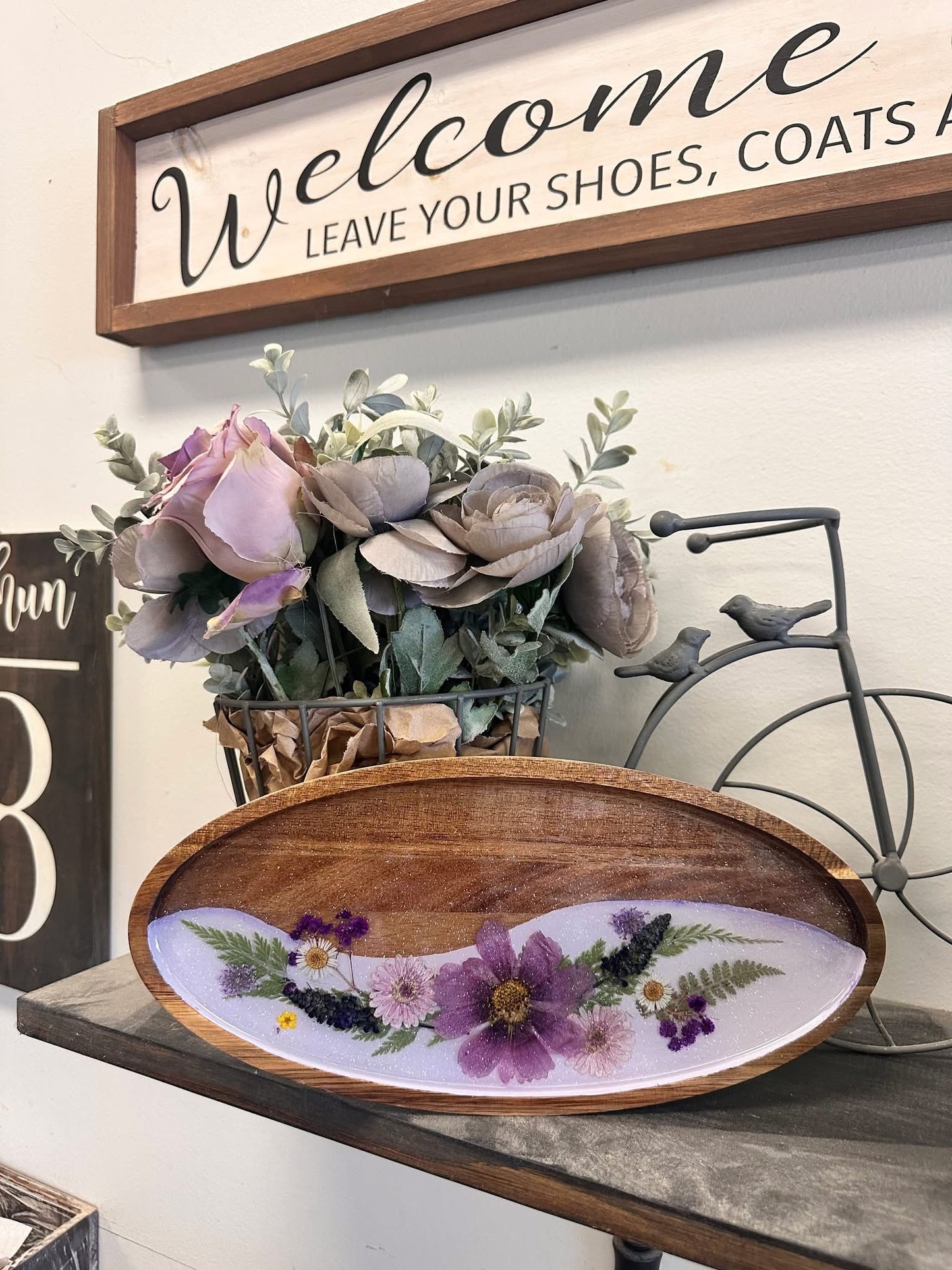 Collection Resin Wildflower Tray Workshop