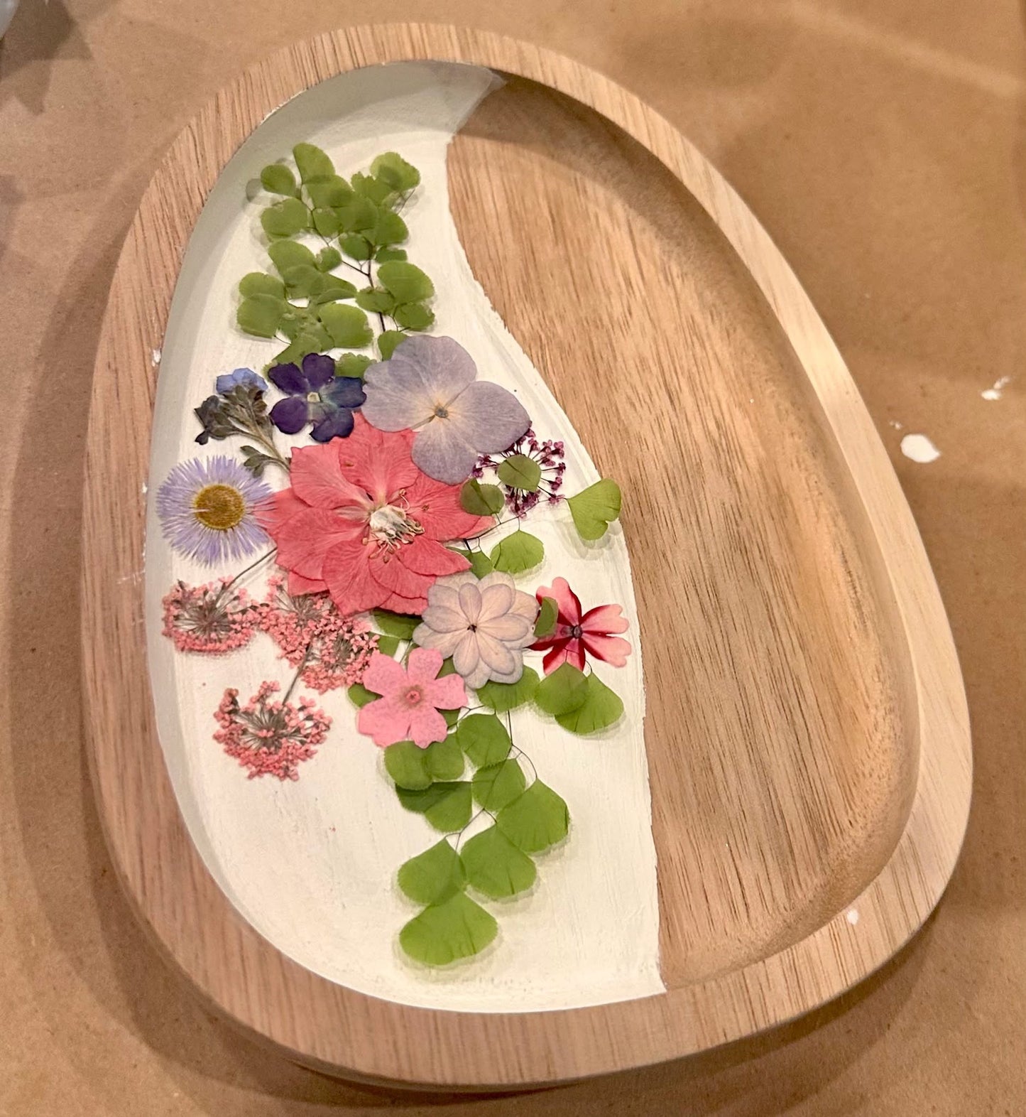 Collection Resin Wildflower Tray Workshop