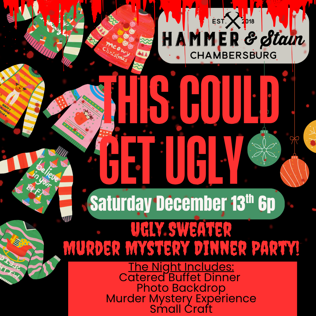 12/19/25 THIS COULD GET UGLY - Ugly Sweater Murder Mystery Dinner Party 6p
