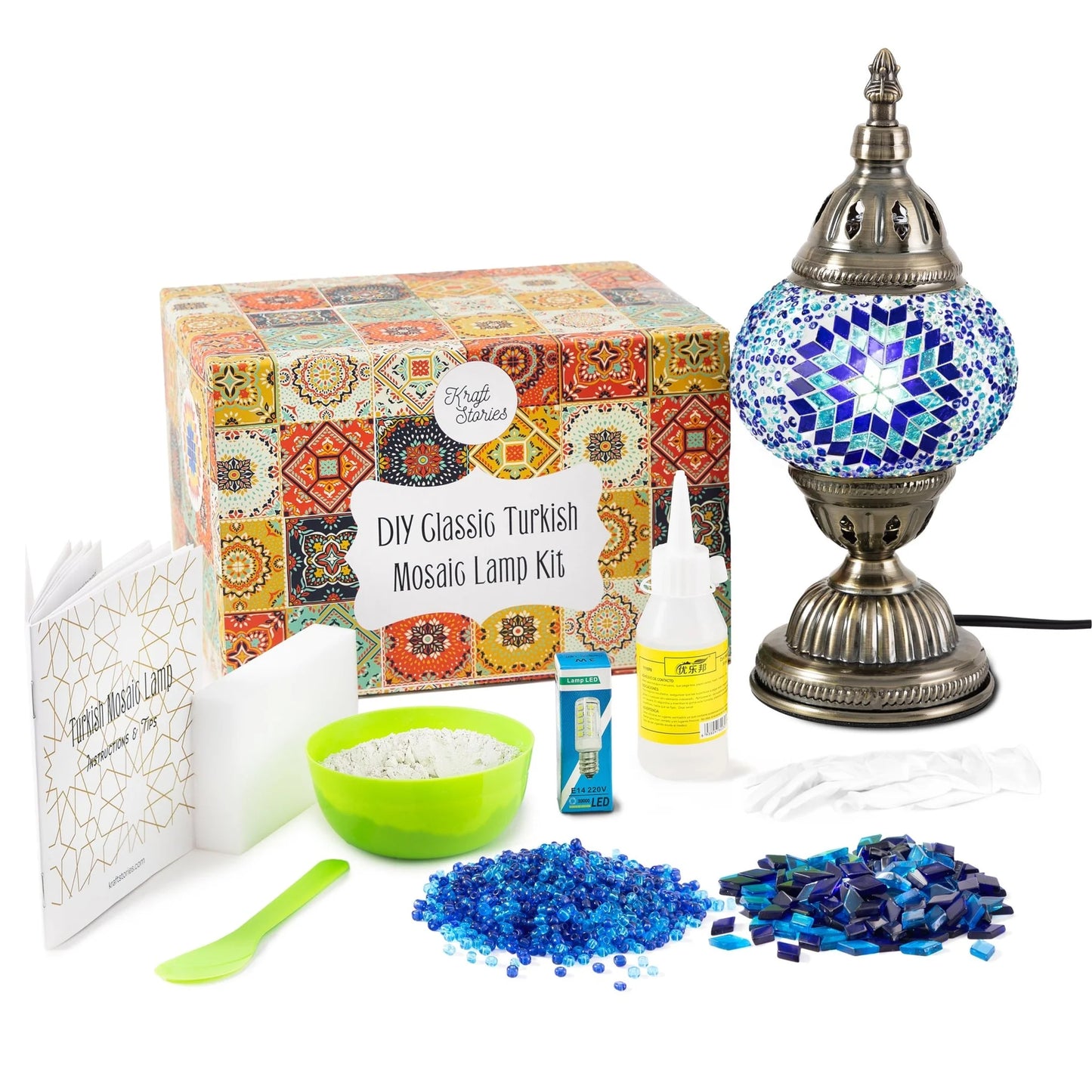 Create at HOME Mosaic Lamp Kits