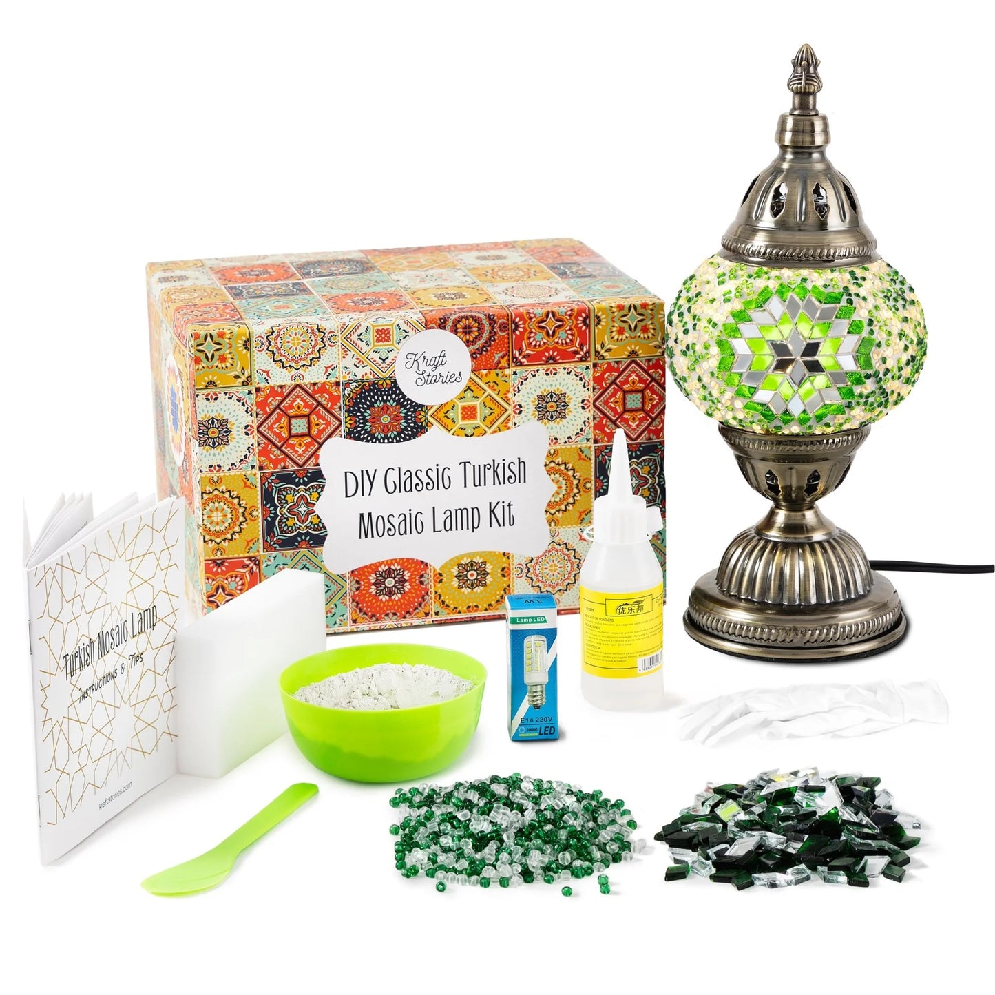 Create at HOME Mosaic Lamp Kits
