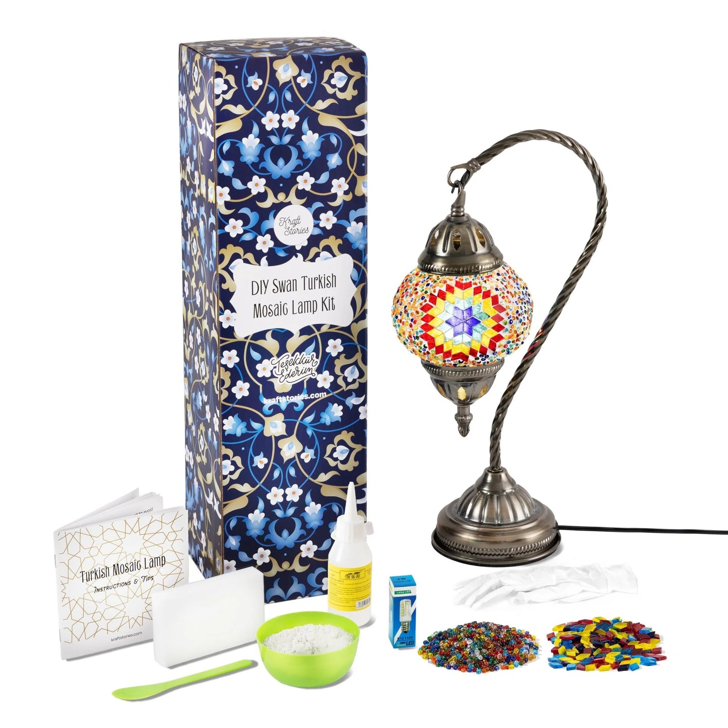 Create at HOME Mosaic Lamp Kits