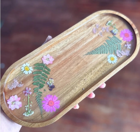 Collection Resin Wildflower Tray Workshop