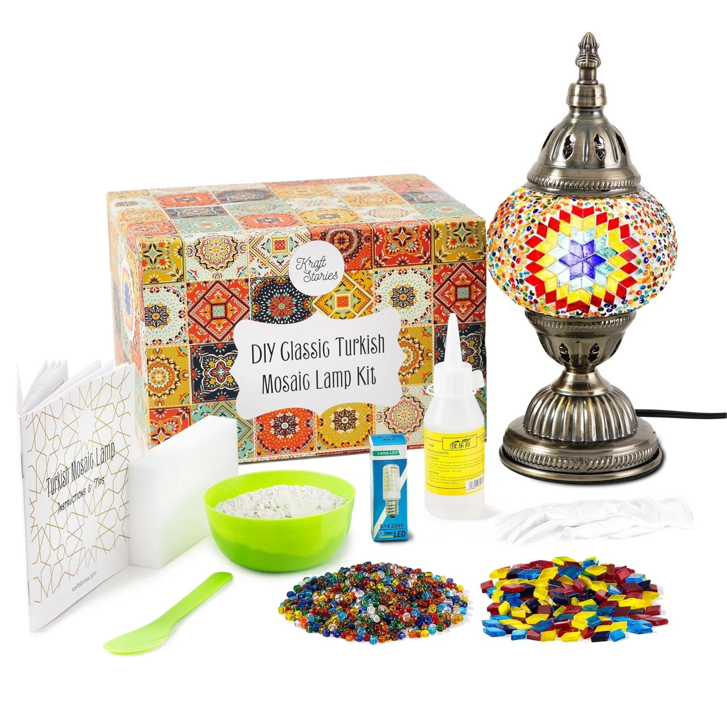 Create at HOME Mosaic Lamp Kits