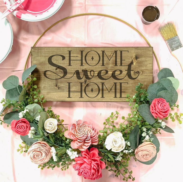 05/01/25 Floral Hoop Wreath Workshop 6pm