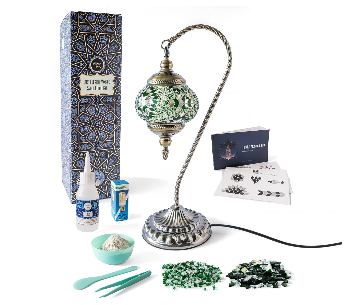 Create at HOME Mosaic Lamp Kits
