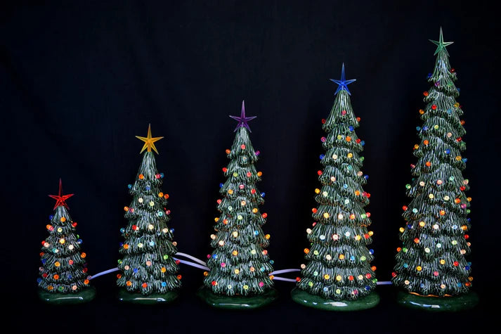 11/10/25 Slim Farmhouse Style Ceramic Christmas Trees Workshop 6PM