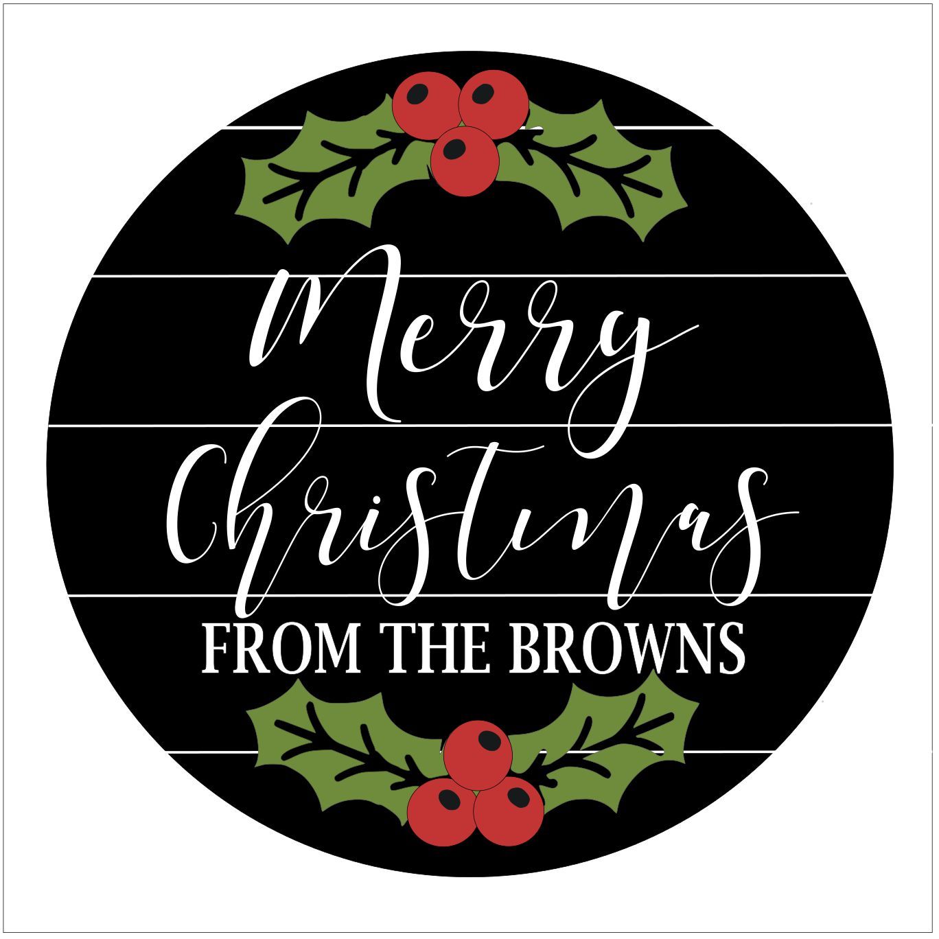 12" Holiday Rounds $37