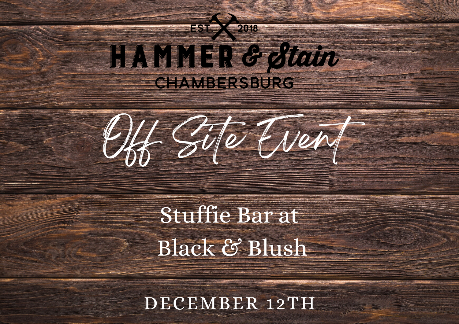 12/12/23 Stuffie Bar at Black & Blush Boutique 5p-7p