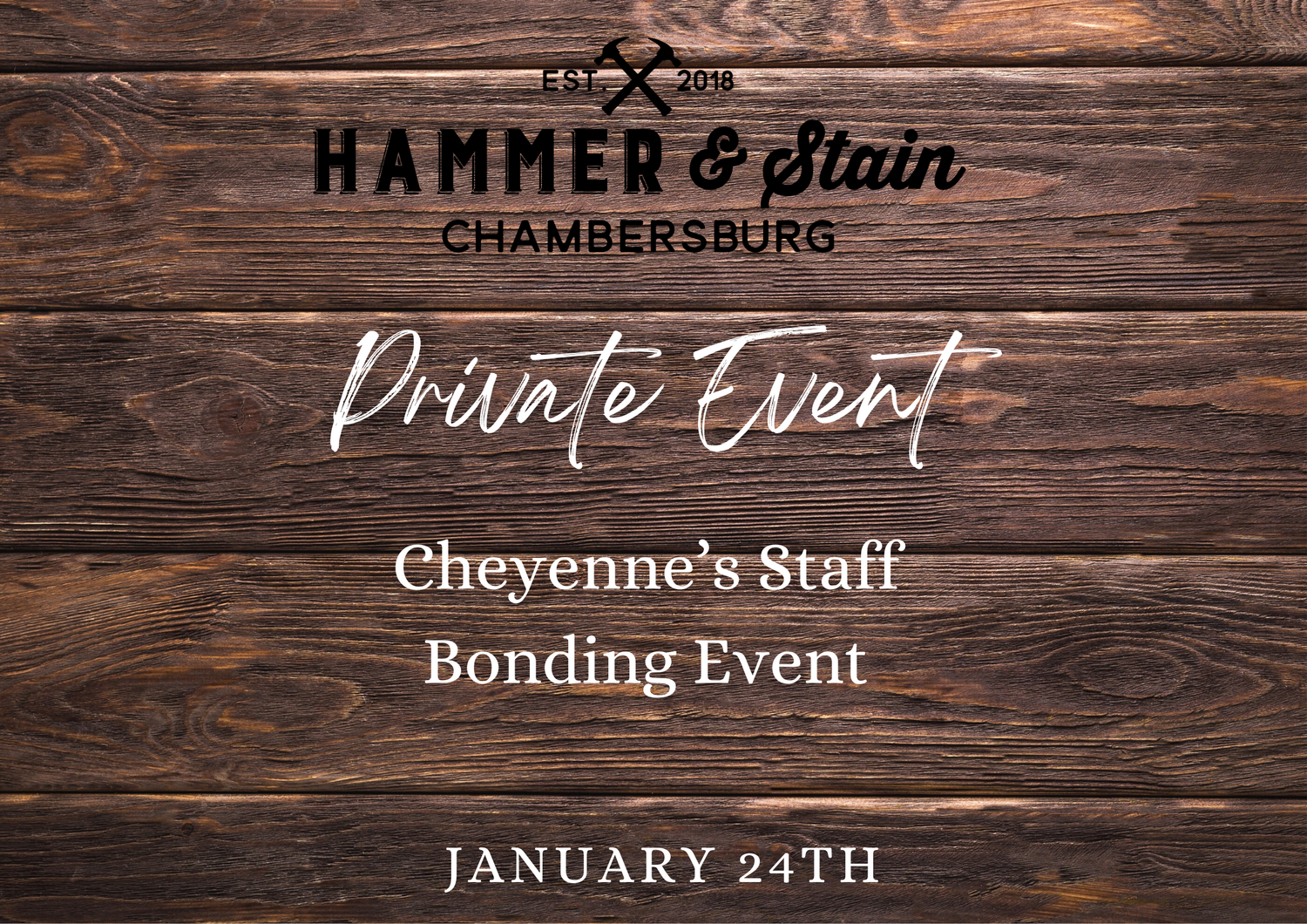 01/24/24 Cheyenne's Staff Bonding Event 4p-6p