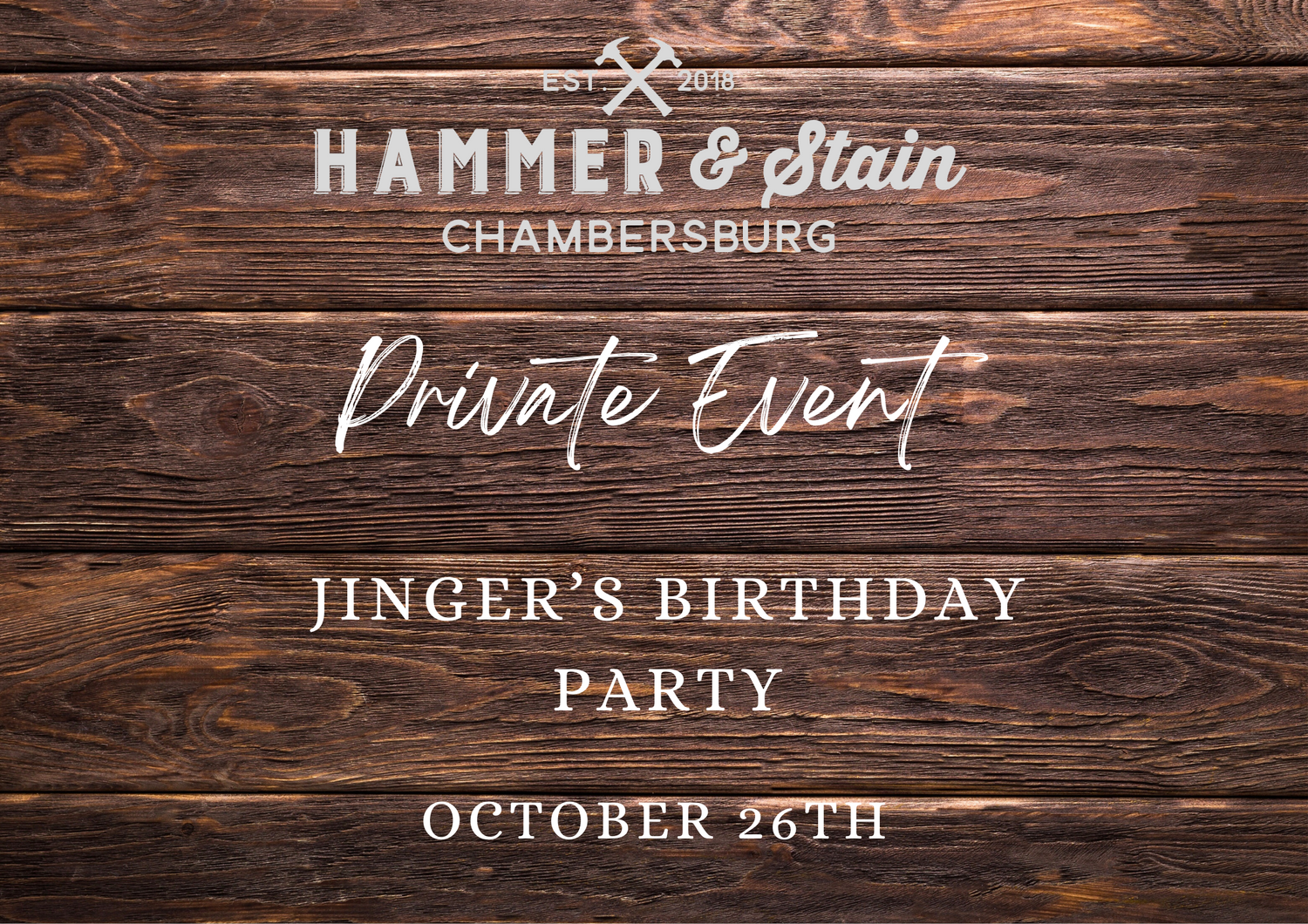 10/26/24 Jinger's Birthday Party 4pm