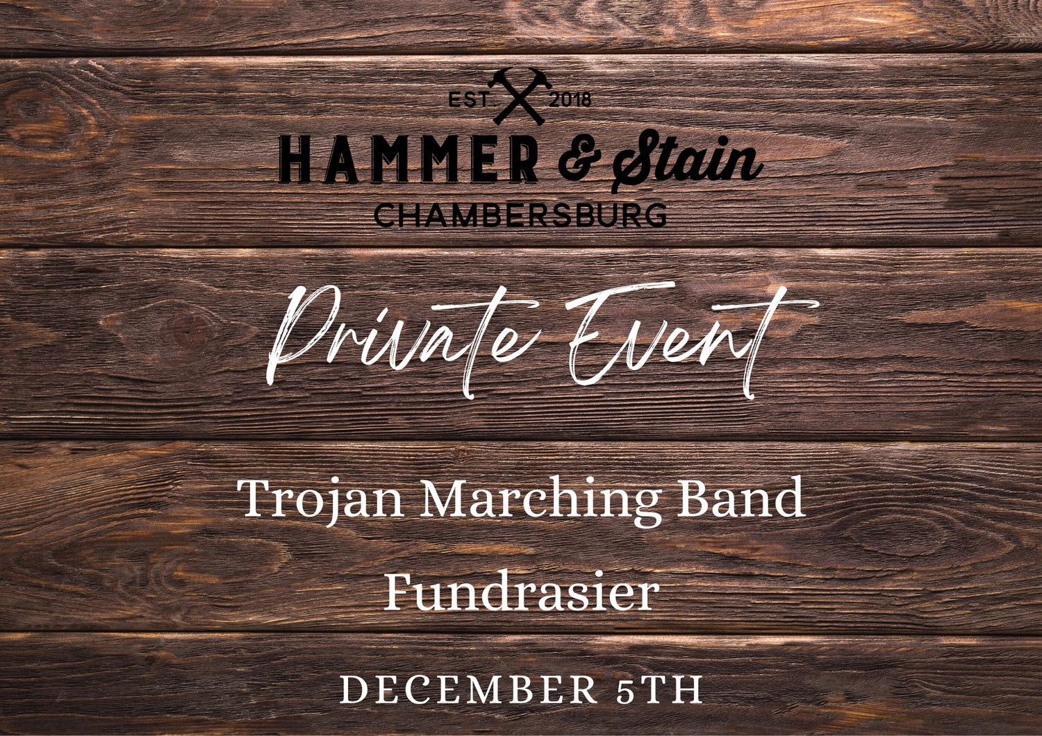 12/05/23 Trojan Marching Band Fundraiser Event & Ornament Take Home Kits 6pm