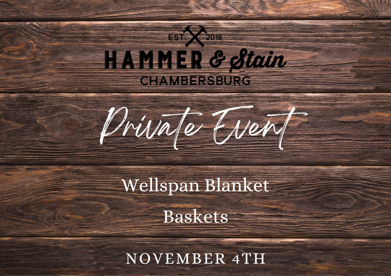 11/04/23 Wellspan Blanket Basket Private Event 2pm