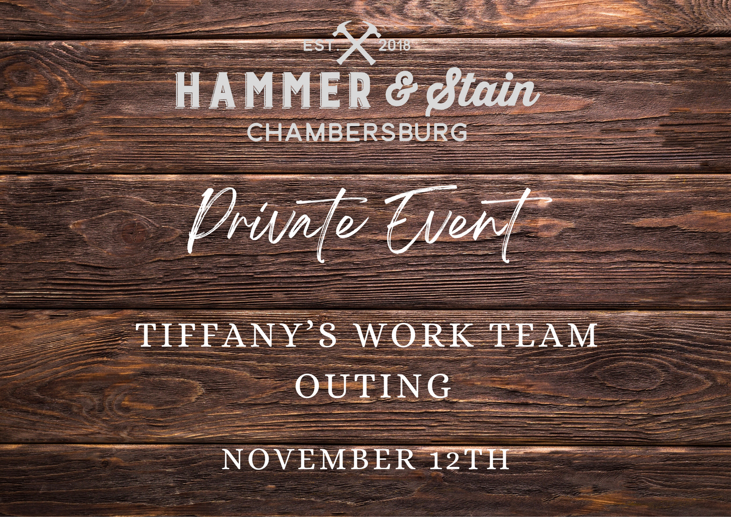 11/12/24 Tiffany's Work Team Outing 3pm