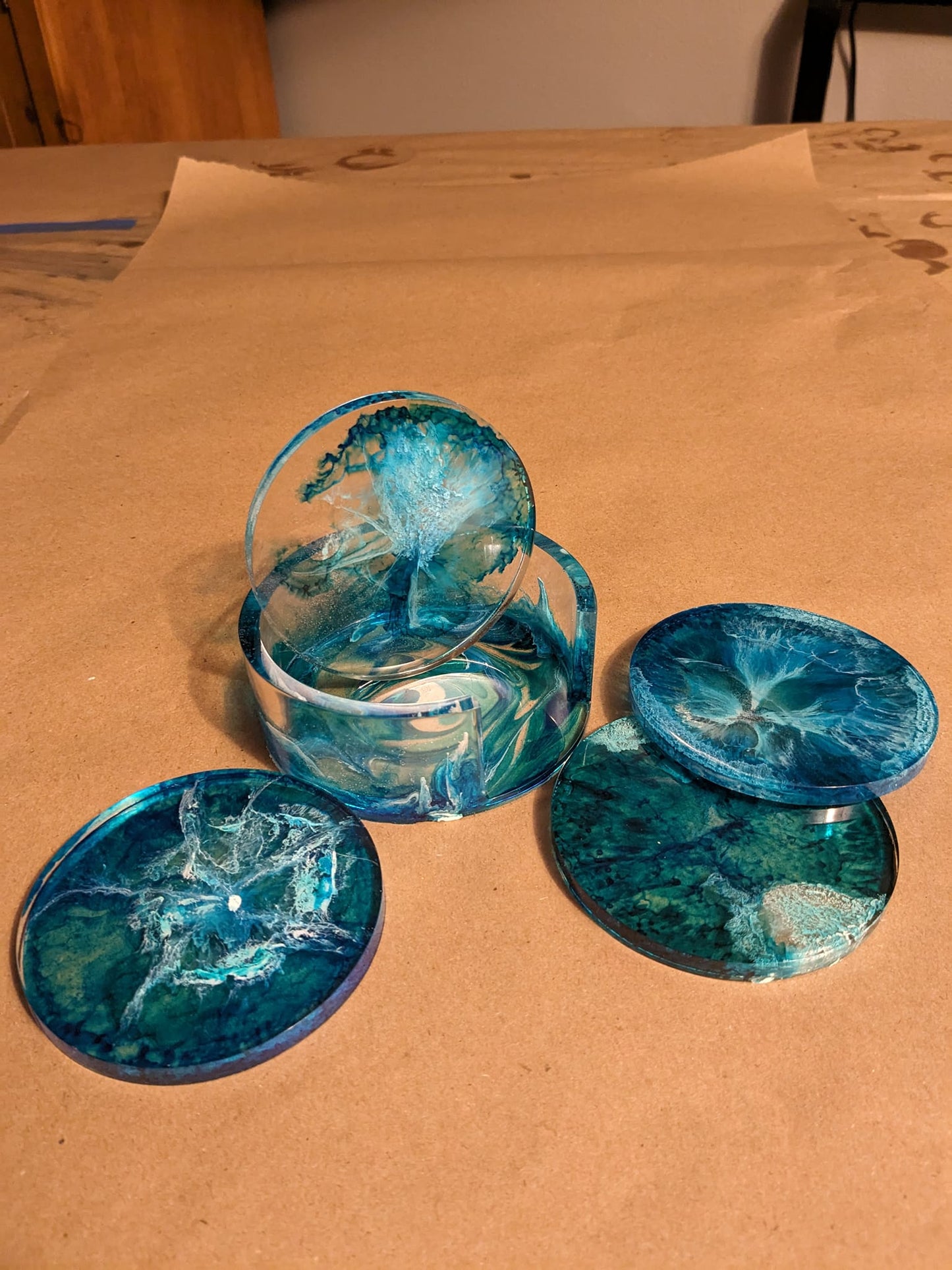 Collection Resin Coasters Workshop