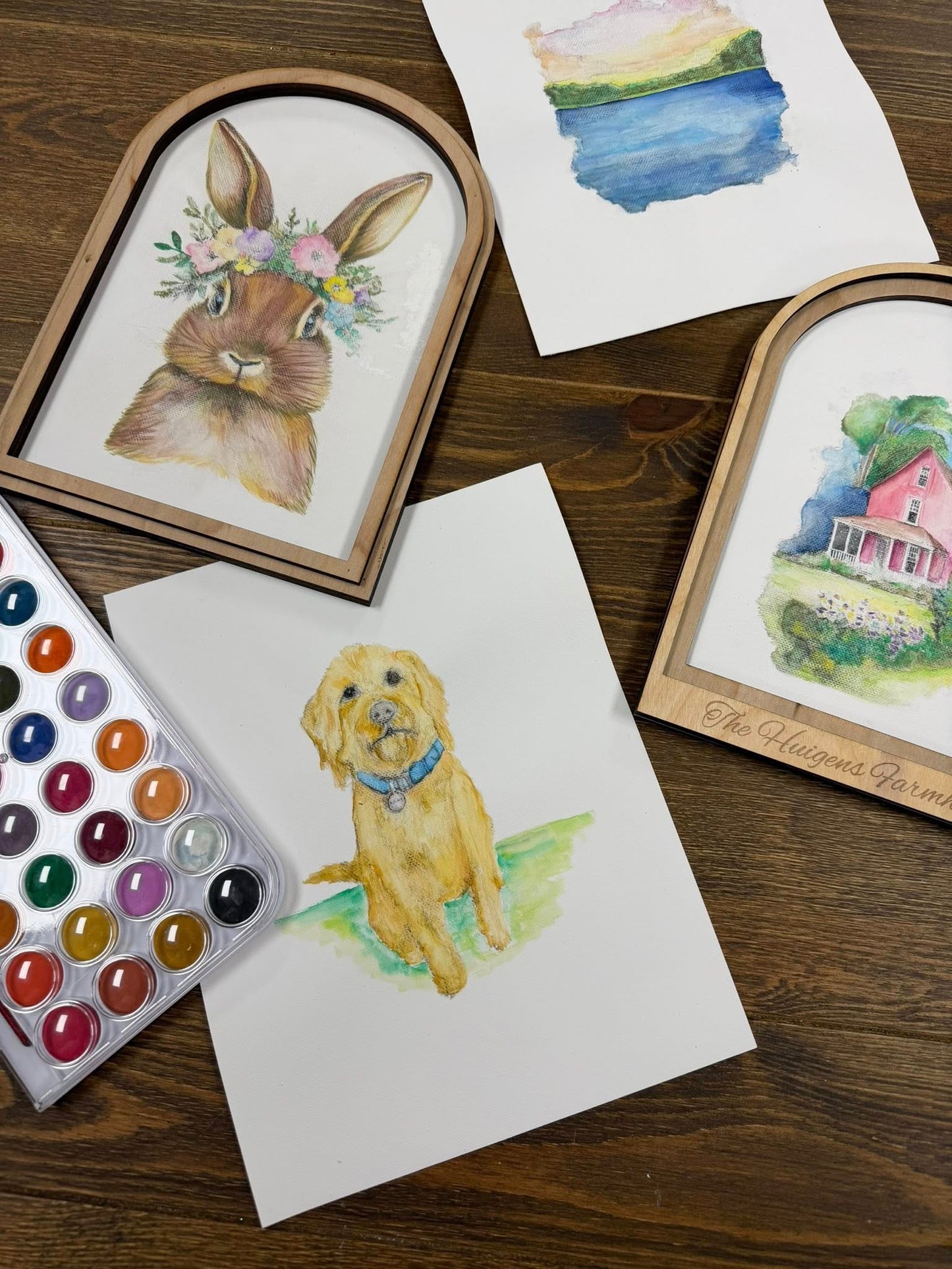07/31/26 Custom Photo Beginner Watercolor Workshop 6pm
