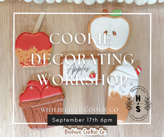 09/17/25 Cookie Decorating Workshop with Beehive Cookie Co 6pm