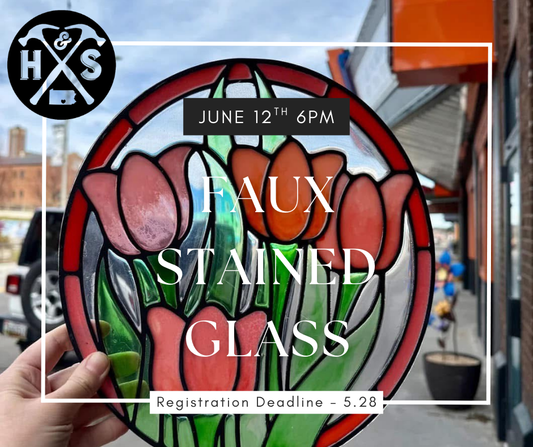 06/12/25 Faux Stained Glass Workshop 6pm