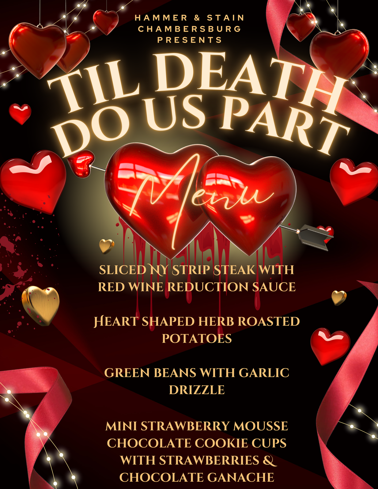 02/07/25 Til Death Do Us Part! Murder Mystery Dinner Party! 6pm