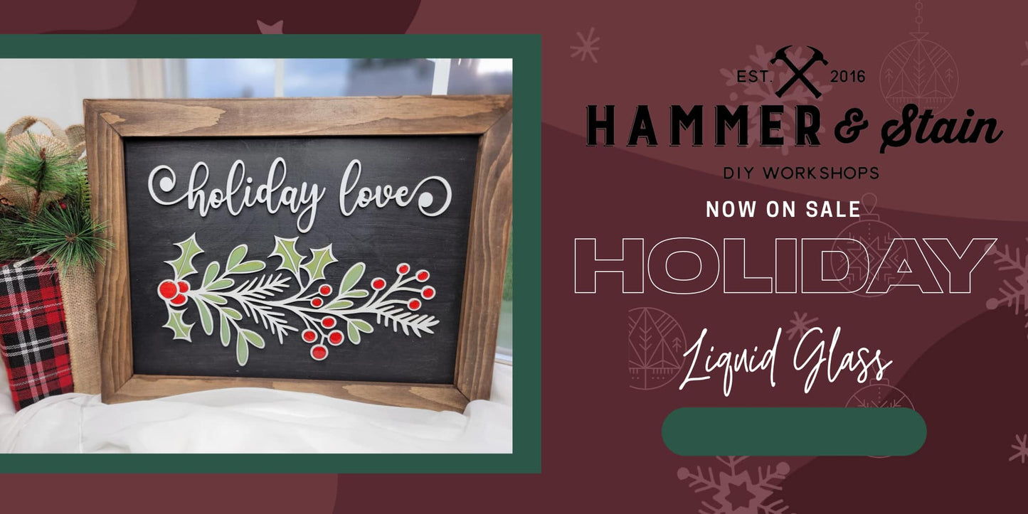 0 Collection Holiday 3D Liquid Glass Workshop - Renee