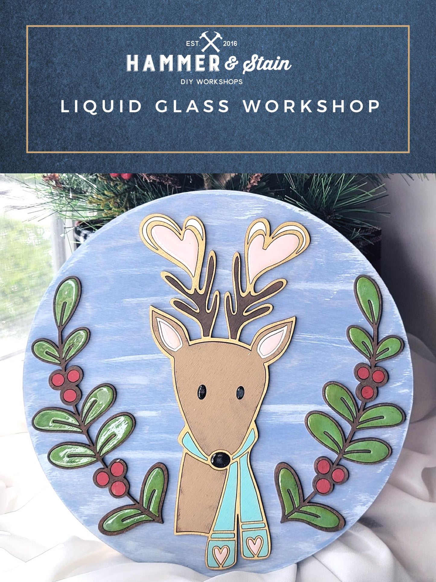0 Collection Holiday 3D Liquid Glass Workshop - Renee