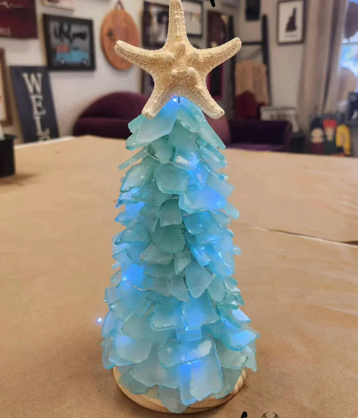 0 Seaglass Trees & Sea Glass Succulents