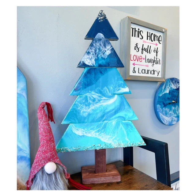 11/24/25 Resin Pour Christmas Trees 6pm
