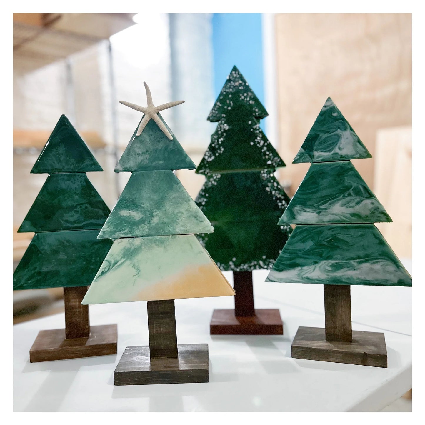 11/24/25 Resin Pour Christmas Trees 6pm