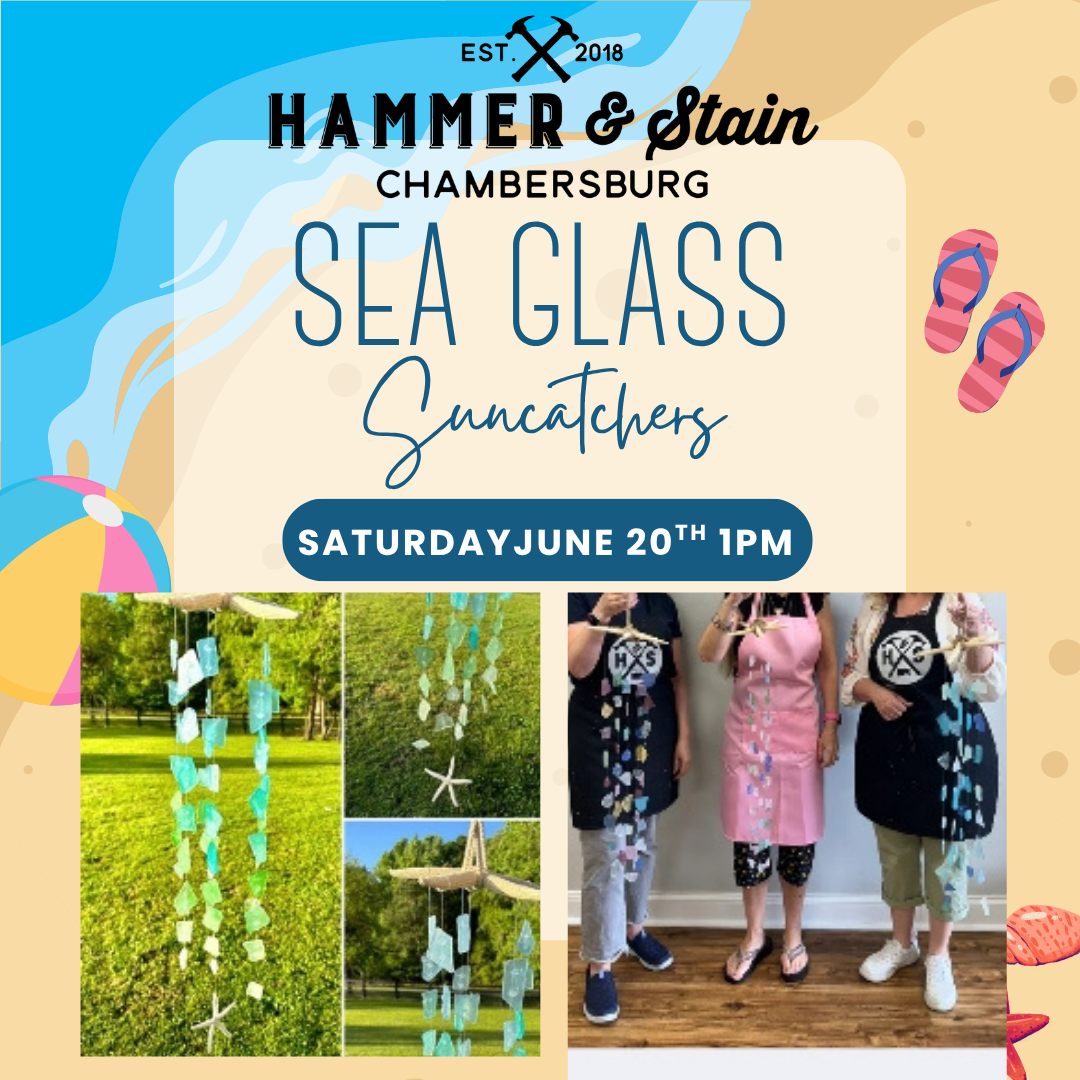 06/20/26 NEW Seaglass Suncatchers Workshop 1pm