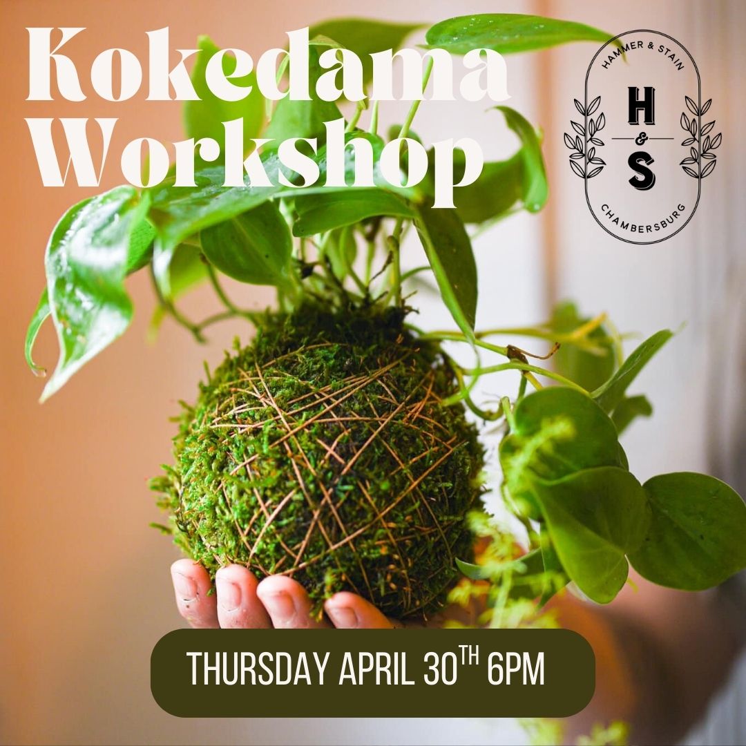 04/30/26 Kokedama Plant Workshop 6pm