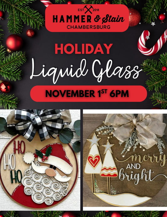 11/01/25 Holiday 3D Liquid Glass Workshop 6pm