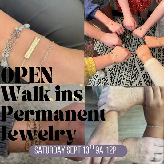 09/13/25 OPEN Permanent Jewelry Walk INS- 9a-12p