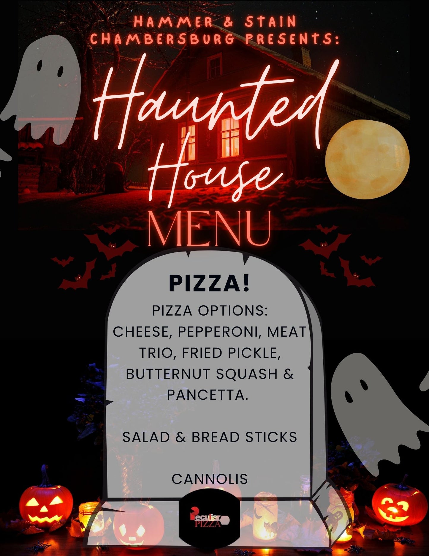 10/10/25 Haunted House Murder Mystery Dinner Party! 6pm